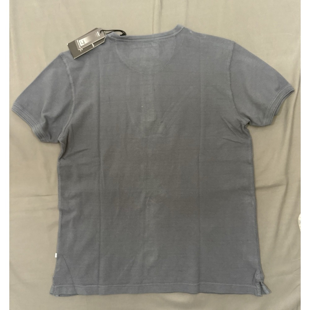 Thread & Cloth NWT Men's Short Sleeve Blue Henley Shirt Size Small Casual Office - Picture 10 of 10